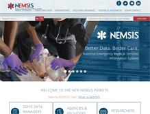 Tablet Screenshot of nemsis.org